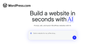 WordPress.com Introduces Free AI-Powered Website Builder